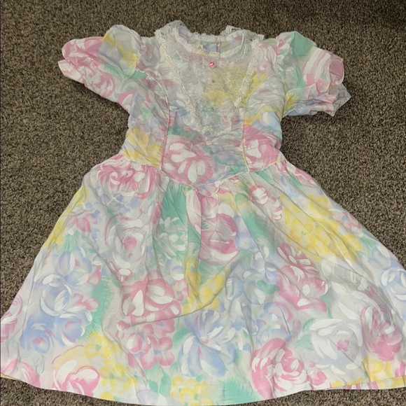 Vintage Girls Cuddle Teen Dress - Picture 1 of 5